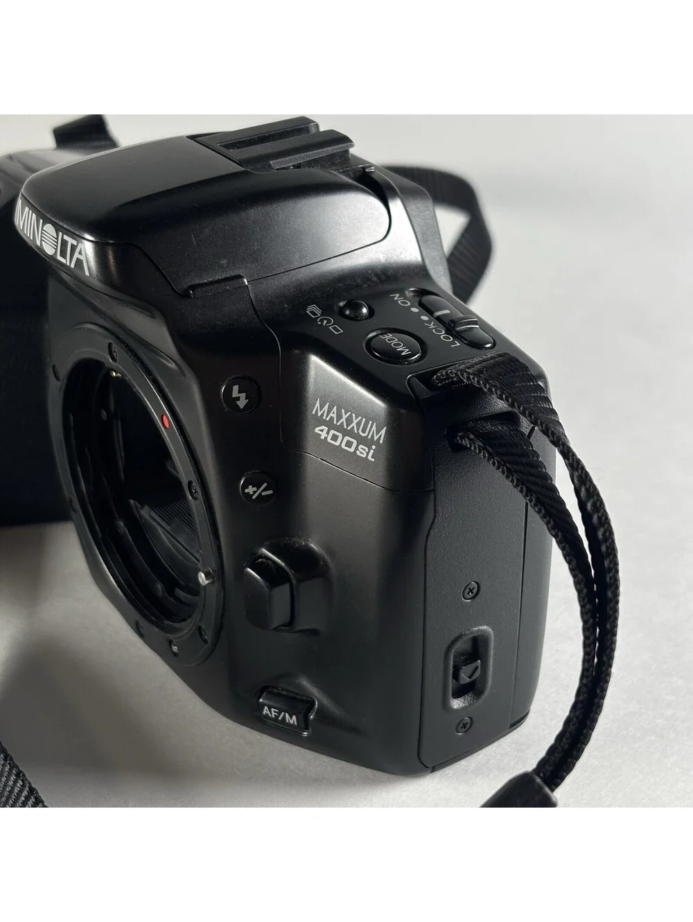Minolta Maxxum 400si 35mm Film Camera Body Only With Strap - Tested & Working